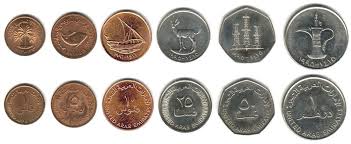 The dirham is divided into 100 subunits called fils. United Arab Emirates Dirham Coins World Coins Money Notes