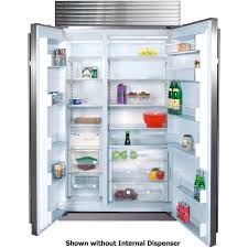 Capacity, spillproof adjustable glass shelves, adjustable aluminum door bins, 2 humidity zones, 2 deli drawers, odor eliminator evaporator. Sub Zero Bi 42sid O 42 Inch Smart Built In Counter Depth Side By Side Refrigerator