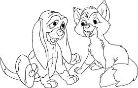 Fox And The Hound Coloring Pages Best Coloring Pages For Kids In 2020 Fox Coloring Page Animal Coloring Pages Disney Coloring Pages