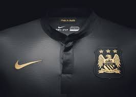 Black And Gold Jersey Soccer Manchester City 2013 14 Black Kit 1 Manchester City Manchester City Wallpaper Manchester City Logo