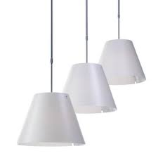costanza hanglamp telescopisch luceplan hanglamp lampenkap vloerlamp