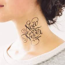 With over 40 combined years of experience, now or never tattoos has been servicing the conyers, and surrounding areas for 8 years. 21 Best One Word Tattoos That Suits Your Personality