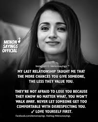 menonsayings #trishakrishnan