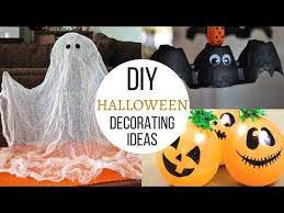 Diy Room Decor 14 Easy Crafts Ideas At Home For Halloween Youtube Fun Halloween Decor Diy Halloween Decorations Halloween Party Decor Diy
