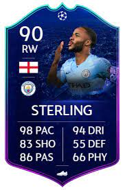 A list of top 10 fastest players in fifa 21 based on the top 100 players rating cards that were revealed earlier. Potential Raheem Sterling Card If Man City Make Ucl Semi Finals Fifa