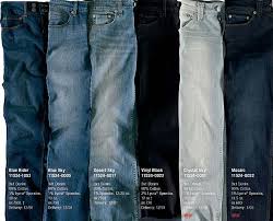 Levi Jeans Color Chart Bedowntowndaytona Com