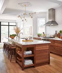 A lot of painted kitchens like to use walnut for their islands. 10 Walnut Kitchens With Warmth Style House Home