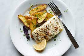 Roasted Halibut And Potatoes With Rosemary Recipe Recipe Roasted Halibut Rosemary Recipes Nyt Cooking