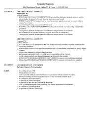 Write an engaging dental assistant resume using indeed's library of free resume examples and templates. Certified Dental Assistant Resume Samples Velvet Jobs