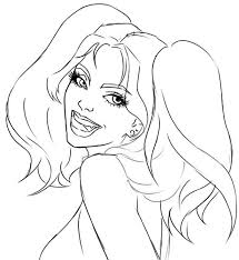 Harley Quinn Coloring Pages Print For Free The Best Images