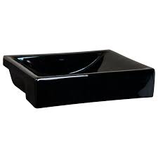 semi recessed sink, bathroom sink
