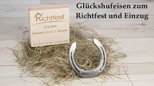 Hufeisen Geschenke Zum Richtfest Und Einzug Glueckshufeisen De Geschenke Zum Richtfest Richtfest Gluckshufeisen