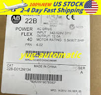 Allen Bradley 22B-D012N104 PowerFlex 40 12A 7.5HP AC Drive New AB  22BD012N104 | eBay