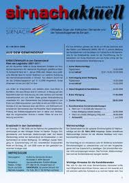 Die kalenderwochen des jahres 2019 in tabellarischer übersicht. Aus Dem Gemeinderat Impressum Gemeinde Sirnach