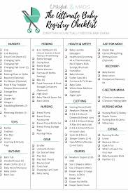 Your Ultimate Baby Registry Checklist Find Out The Items You Actually Need Chaylor Mads Ultimate Baby Registry Checklist Ultimate Baby Registry Baby Registry