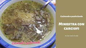 Scolate i carciofi e filtrate il brodo con un colino fine foderato di garza. Minestra Di Carciofi Pronta In 10 Minuti Youtube