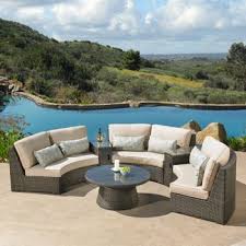 Product Deep Seating Deep Seated Sectional Outdoor Spaces