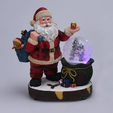 Il a mis du pain sur ta planche il a mis les mains sur tes hanches. Boule A Neige Pere Noel Et Sa Hotte Deco De Noel Pour La Maison Eminza