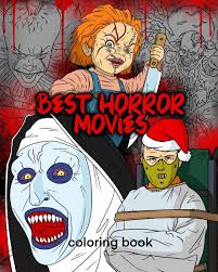Top suggestions for famous horror movie killers. Amazon Com Best Horror Movies Coloring Book Christmas Edition Scary Creatures And Creepy Serial Killers From Classic Horror Movies Halloween Holiday Gifts For Adults Kids 9798562851406 Chuckie Books