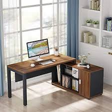 The actual desk surface flips over to reveal the mattress but the in addition to placing a desk in front of the bedroom window, you can also add shelves or storage in its vicinity. Tribesigns L Shaped Desk Large Computer Desk Computer Table With Storage Shelves Gaming Office Executive Table Farmhouse Goals