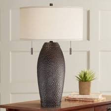 Noah Hammered Bronze Table Lamp 32y06 Lamps Plus Bronze Table Lamp Table Lamp Design Modern Table Lamp