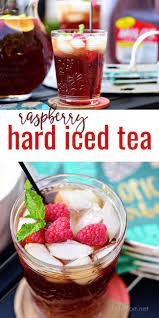Raspberry Hard Iced Tea Cocktail Recipe Tea Cocktails Iced Tea Cocktails Raspberry Iced Tea