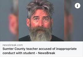 Media Release-Teacher Arrested On November 11, 2022, a student of South  Sumter High School disclosed inappropriate communications and physical  contact from South Sumter High School teacher, Jason Patrick Sager,  02/09/1974. The Sumter