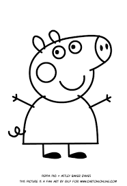 Stampa e colora disegni di peppa pig e immagini di peppa pig per bambini! Disegno Di Peppa Pig