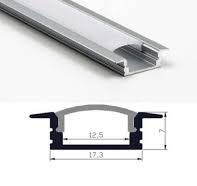 Profilo alluminio LP3010 da incasso per strisce led barra rigida 2 MT  copertura a scelta - Vendita online