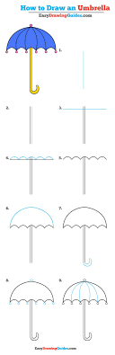 Step by step drawing tutorial on how to draw a umbrella cockatoo. How To Draw Umbrella Really Easy Drawing Tutorial