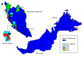 We saw a lot happen, but we are still waiting on results in a number of races. 2008 Malaysian General Election Wikipedia