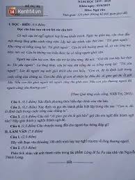 Giáo dục / 1 ngày trước. Ä'á» Thi Láº¡i Mon VÄƒn Vao Lá»›p 10 á»Ÿ Quáº£ng Binh