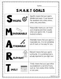 Goals for secondary teachers (middle and. Smart Goals For Kids
