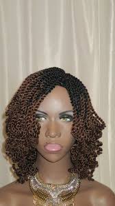 Let this sit for 12 hours or overnight. Essence Wigs Curly Mini Twists Crochet Wig Ombre Brown Blond