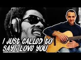 Stevie Wonder I Just Called To Say I Love You Live I Just Called To Say I Love You Stevie Wonder Easy Guitar Lesson Youtube In 2020 Stevie Wonder Guitar Lessons Easy Guitar