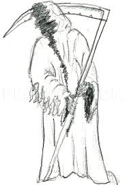 We present to you a selection of 26 interesting and top grim reaper coloring pages collection. How To Draw The Grim Reaper Coloring Page Trace Drawing