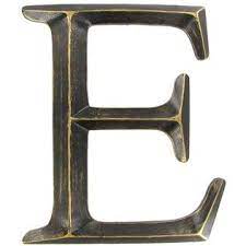 Buy large 12 bronze letter wall decor (u): 12 Bronze Polystone Letter E Shop Hobby Lobby Letter Wall Decor Traditional Rustic Letter Wall