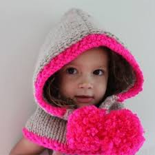 KNITTING PATTERN Layton Lamb Hood 12/18 Month Toddler Child Adult Sizes
