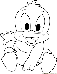 A huge collection of baby looney tunes coloring pages. Baby Daffy Coloring Page For Kids Free Baby Looney Tunes Printable Coloring Pages Online For Kids Coloringpages101 Com Coloring Pages For Kids