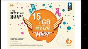 Bring your postpaid data plan with you on your travels you can now use the data from your hero p70, i90, i130, ud95 or ud135 postpaid plan overseas at no extra charge! The U Mobile Hero Postpaid Now Comes With 15gb Of Quota At The Same Price Zing Gadget