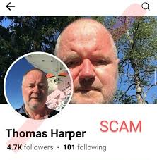 Scam alert ... this account, "Thomas Harper" is not what it appears or  promises.