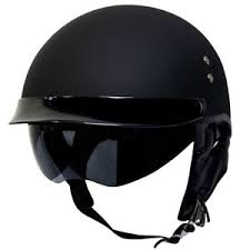 Details About Voss 888frp Solid Color Bullet Cruiser Half Helmet Dot Quick Release Eyeshade