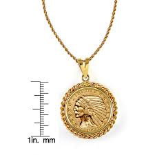 Whatever you're shopping for, we've got it. 5 Indian Head Gold Piece Half Eagle Coin In 14k Gold Rope Bezel