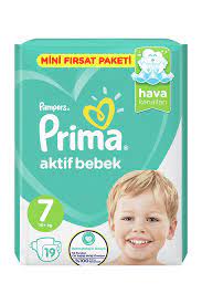 prima bebek bezi 7 beden mini firsat paket 19 adet fiyati yorumlari trendyol