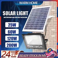 For all road and highway applications. Buy 25w 200w Solar Spotlight Flood Light Bright Outdoor Remote Control Solar Led Street Light Floodlight Panel Sensor Sl004 Seetracker Malaysia