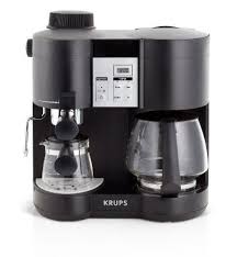 Amazon Com Krups Xp160050 Coffee Maker And Espresso Machine Combination With Milk Frothing Nozzle For Ca Coffee And Espresso Maker Krups Coffee Maker Espresso
