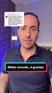 Respuesta a @Abraham Quintero esta es mi opinión y sé que no todos lo  comparten 👍🏼 #web #wordpressdevelopment #nocode
