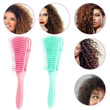 You are very long hair and it gets very knotted. Detangling Brush For African America 3a To 4c Long Thick Curly Fine Hair Curly Hair Detangler Brush For Men Women Wet Dry Thick Hair For Natural Hair Improve Hair Texture 1 Pack Pink