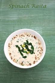 Palak Raita Recipe Spinach Raita Recipe How To Make Palak Raita Recipe Recipe Raitha Recipes Vegetarian Side Dishes Raita Recipe Indian