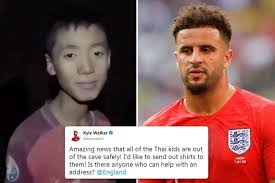 Who is kyle walker's girlfriend? Kyle Walker Offers To Send England Shirts To Thai Cave Boys After They Re Told They Re Too Ill To Make The World Cup Final